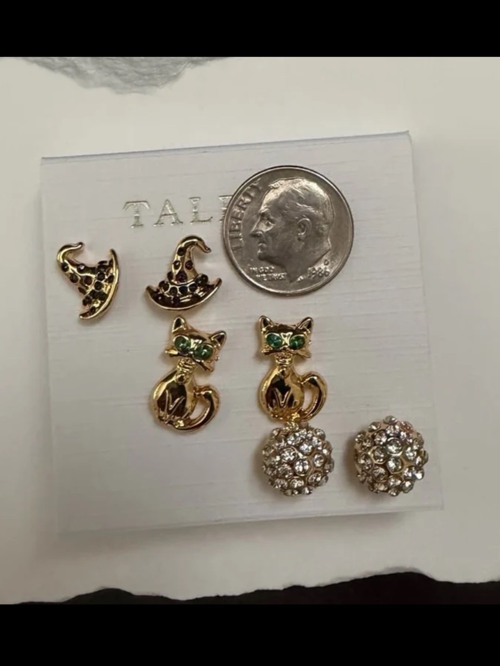 Talbots Halloween Stud Earring Set of Three - Picture 6 of 8